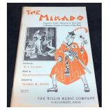 "The Mikado" Song Book - Japanese Comic Operetta i