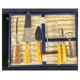 Vintage Stainless Steel Cocktail Cutlery Set