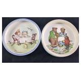 Nursery Rhyme Plates Kids Illustrations Plates
