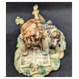 Capodimonte Figurine Milio Boy With Dog
