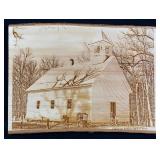 Laser Cut Wood Church Picture