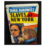Tama Janowitz Autographed Slaves Of New York Paper