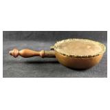 Vintage Copper Pan With Attached Lid