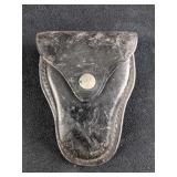 Black Leather Handcuff Case Bucheimer