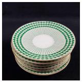 6Mid Century Neiman Marcus 3Leaf Clover Saucer Pla