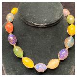 Murano Venetian Art Glass Lamp Work Bead Copper In