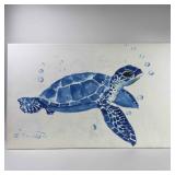 Blue Sea Turtle Suren Nersisyan Hand Embellished G