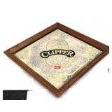 Clipper The Dark Light Beer Mirror Miller