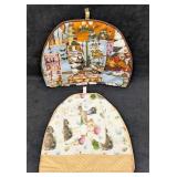 2 Cats And Rabbit Easter Print Cozy