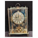 Kundo Kieninger Obergfell Gold Tone Mantle Clock