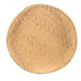 Vintage Large Hand Woven Flat Basket