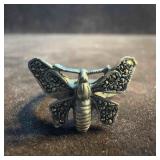 Butterfly Sterling Silver Ring Size 5 Z93