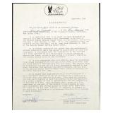 Signed Baseball HOF Rollie Fingers Letter