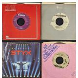 4 Bob Seger Bonnie Tyler Union Gap Styx 7" Singles