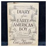 Signed and Illustrated Diary of an Early American