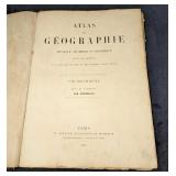 1867 Atlas De Geographie Hardcover