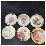 Hand Painted Decorative Porcelain Plate Set Hand Painted Decorative Porcelain Plate Set