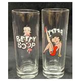 Pair Of Betty Boop Shot Glasses Pair Of Betty Boop Shot Glasses