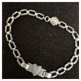 Sterling Craft by Coro Heart and Flower Accent Sil Sterling Craft by Coro Heart and Flower Accent Sil