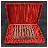 Antique Cutlery Silver-Plated Meriden Cutlery Co Antique Cutlery Silver-Plated Meriden Cutlery Co
