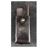 Leather Case Police Walkie Talkie Case Black Leath Leather Case Police Walkie Talkie Case Black Leath