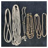 Costume Jewelry Necklaces Faux Pearl Beaded Set I8 Costume Jewelry Necklaces Faux Pearl Beaded Set I8