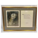 Signed Lithograph By The Argentine-Italian Painter Signed Lithograph By The Argentine-Italian Painter