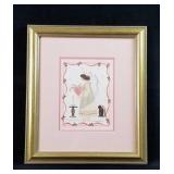 BB Richards 1988 Signed Fairy Love Print BB Richards 1988 Signed Fairy Love Print