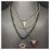 Melania Clara Multi Strand Modern Chain Design Nec Melania Clara Multi Strand Modern Chain Design Nec