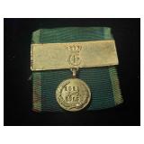 1813-1815 Saxony - Altenburg Veterans Service Badg 1813-1815 Saxony - Altenburg Veterans Service Badg