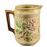 Vintage Ceramic Floral Pitcher Vintage Ceramic Floral Pitcher