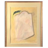 1970s Original Abstract Artwork Framed and Signed 1970s Original Abstract Artwork Framed and Signed