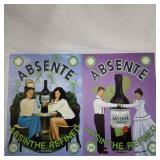 Absinthe Refined Ad Poster By John Pacovsky Set of Absinthe Refined Ad Poster By John Pacovsky Set of