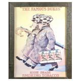 Vintage Tobacco Poster Framed Vintage Tobacco Poster Framed