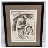 Framed Print "Fresh Conch" 1979 Potter Framed Print "Fresh Conch" 1979 Potter