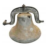 Antique Cast Iron Bell G.S Bell & Co. Hillsboro 18 Antique Cast Iron Bell G.S Bell & Co. Hillsboro 18