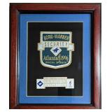 Framed Olympics Games Borg Warner Security Patch Framed Olympics Games Borg Warner Security Patch