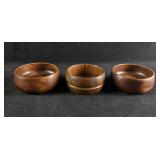Three Wooden Bowls Three Wooden Bowls