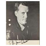 Signed Postcard of James Woods, Actor
