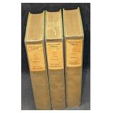 3 Volumes Incomplete War & Peace Tolstoy Hardcover