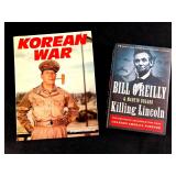 (2) Military History Books Korean War & Killing Li