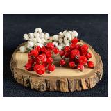 Vintage West Germany Handmade Ceramic Beads Cluste