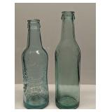 Vintage Bludwine & Beaufont  Glass Bottles