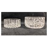 Crystal Glass Ring Candle Holders