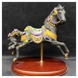 Lenox The Carousel Midnight Charger Horse Hand Cra