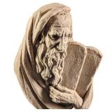Arnold Henry Bergier Vintage Moses Plaster Bust