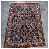 Hand Woven Persian Rug Geometric Handmade Wool Dec