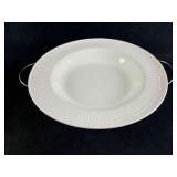 Large Ceramic Bowl with Serving Stand