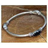 Vintage Designer FAS Sterling Silver Bangle Bracel