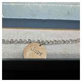 Vintage Forstner Sterling Silver Charm Bracelet Mi